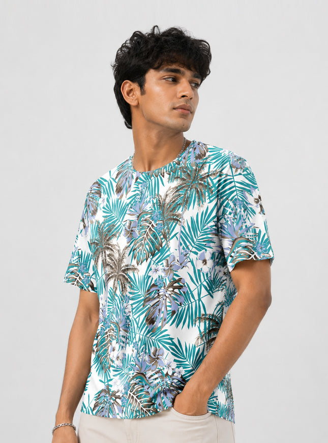 Palm Long Leaf T-Shirt #PT171