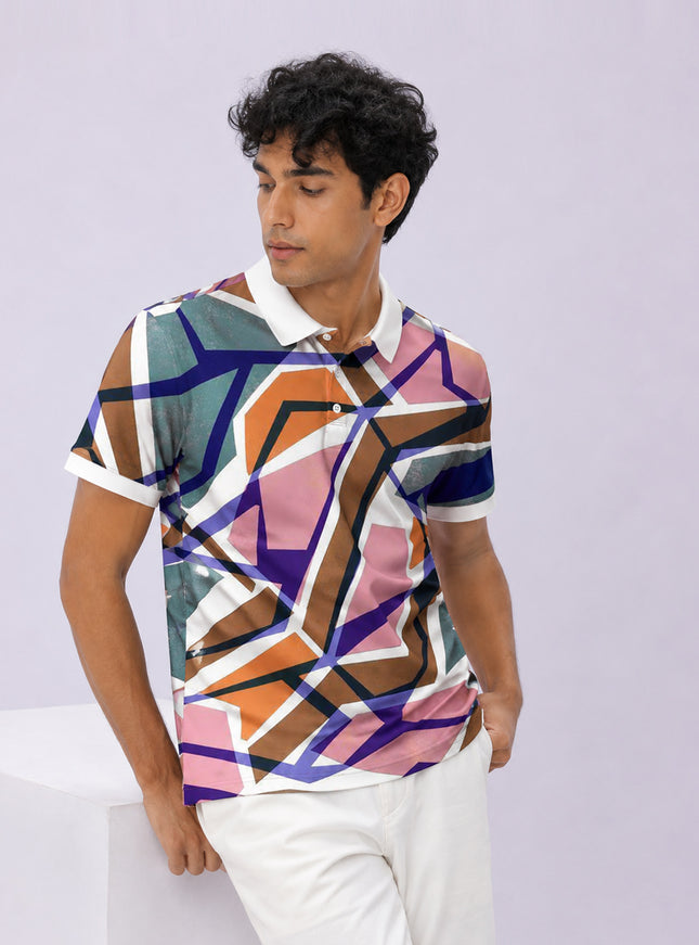 Artsy Printed Polo #PP104