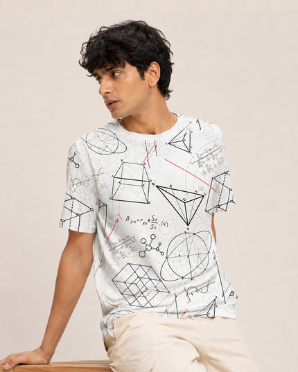 Arithmetic Print T-Shirt #PT125
