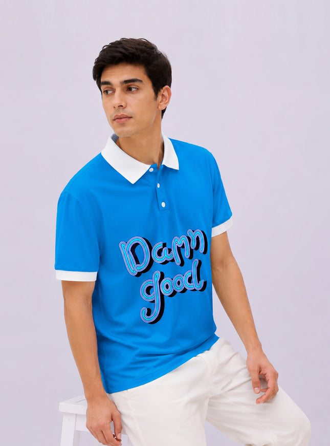 Damn Good Printed Polo T-Shirt #PP174
