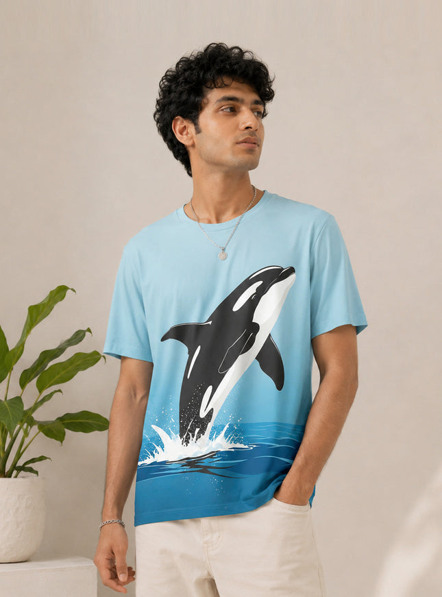 Dolphin Printed T-Shirt #PT135