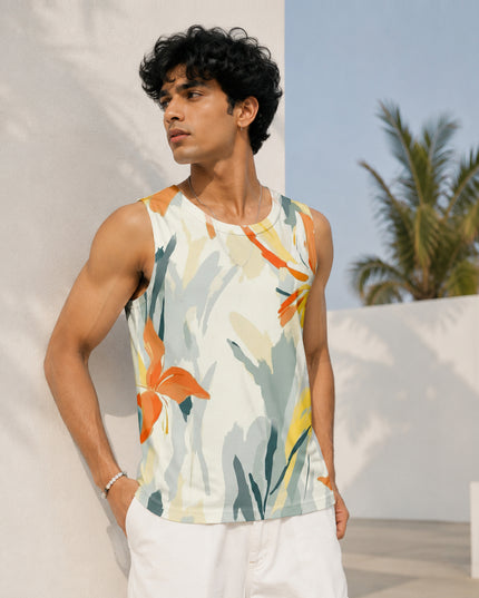 Classic Floral Art Sando #124