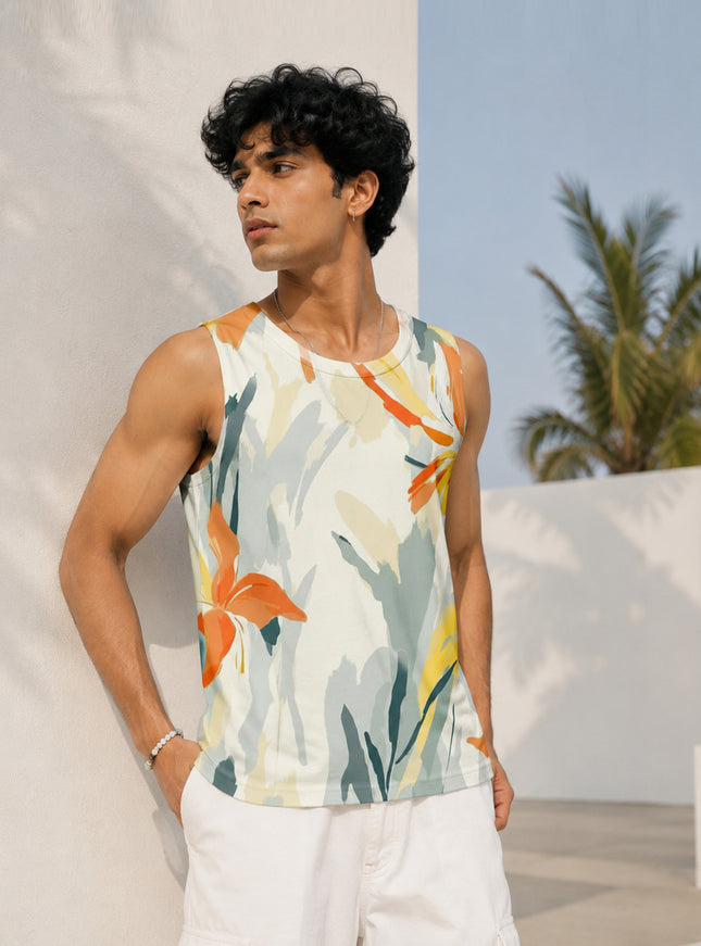 Classic Floral Art Sando #124
