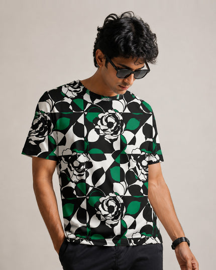 Imperial Rose Printed Tees #PT116