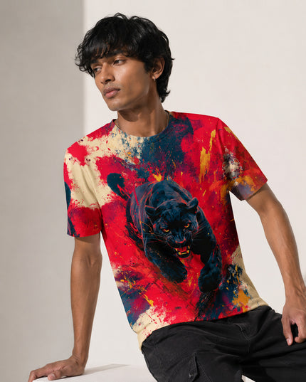Black Panther Printed T-Shirt #PT1037