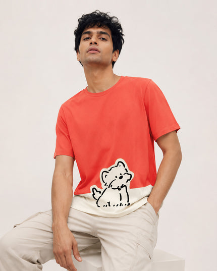 Westie Doodle Printed T-Shirt #PT172