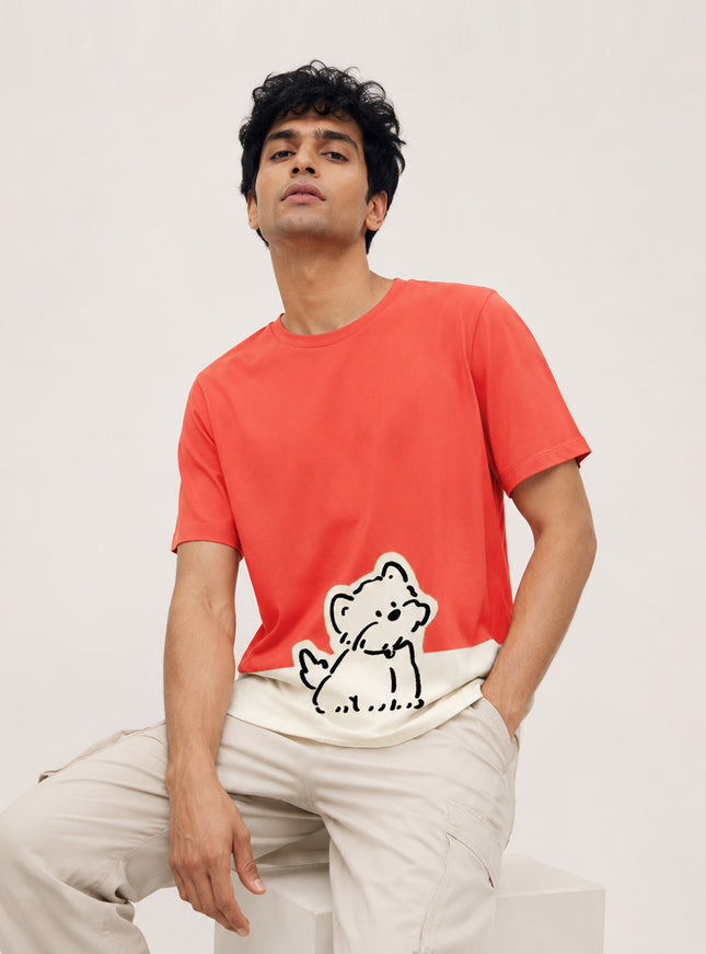 Westie Doodle Printed T-Shirt #PT172