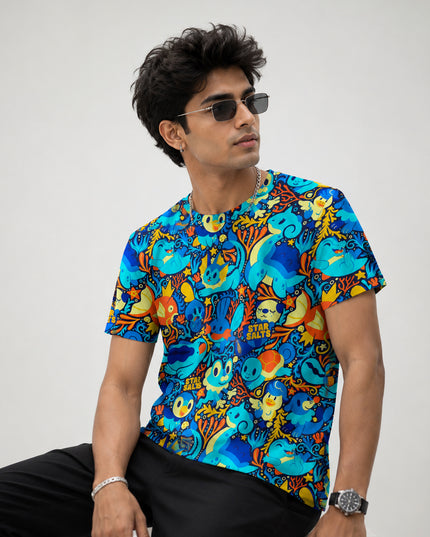 Crashing Waves Printed Tees #PT115