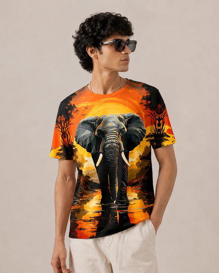 Elephant Printed T-Shirt #PT138