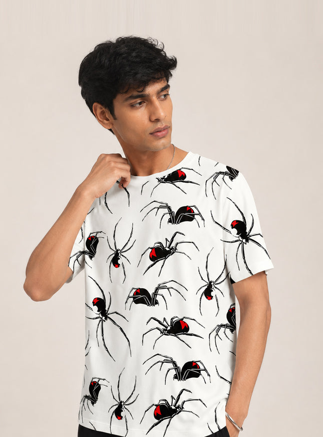 Spider Printed T-Shirt #PT133