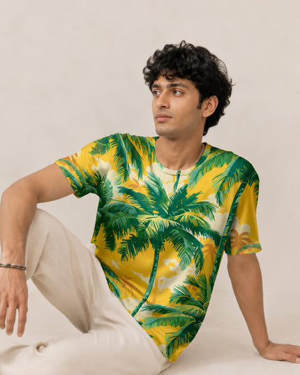 Coco Tree Printed T-Shirt #PT1042