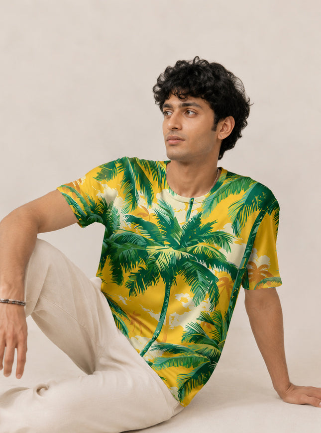 Coco Tree Printed T-Shirt #PT1042