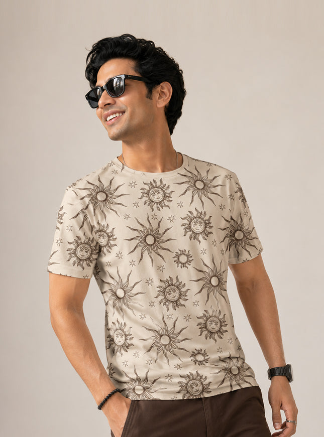Sun Shine Printed T-Shirt #PT124
