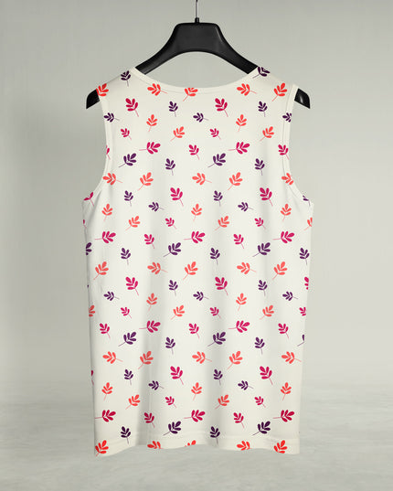 Small Leaf Printed Sando #108