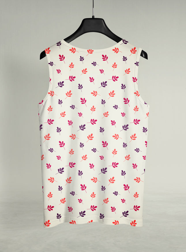 Small Leaf Printed Sando #108