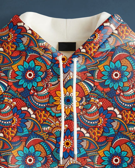 Mandala Art Printed Hoodie #120