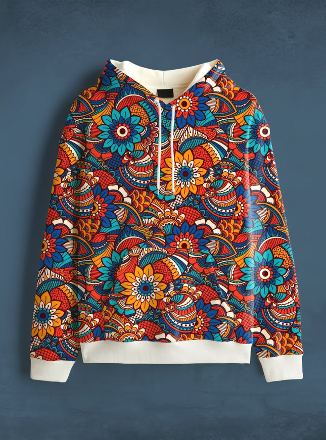 Mandala Art Printed Hoodie #120