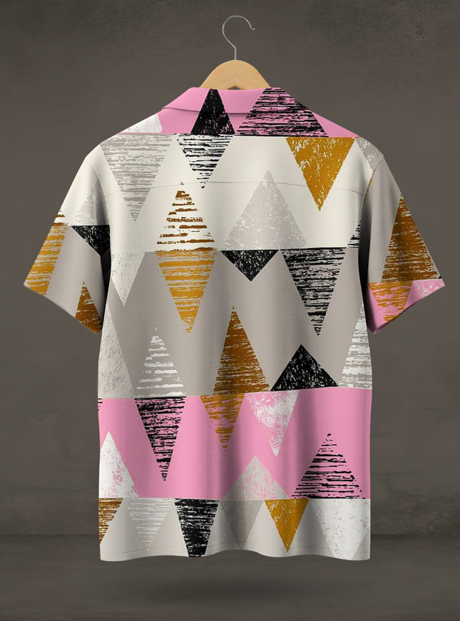 Geometric Prism Printed Shirt