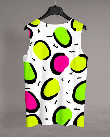 Memphis Geometry Printed Sando #152