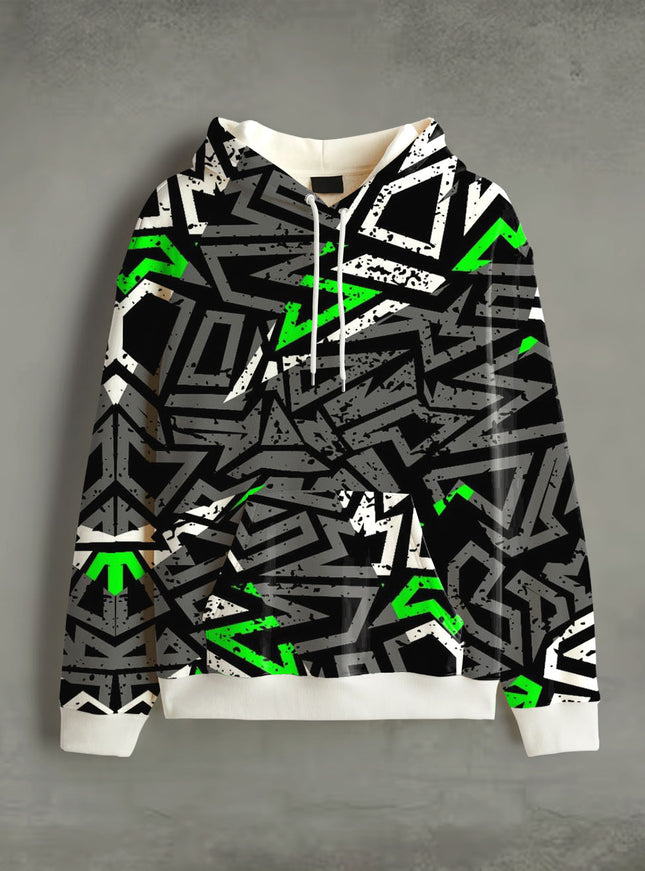 Biker Printed Hoodie #121