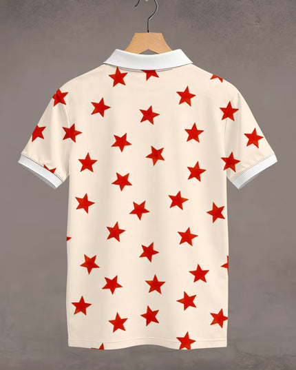 Classic Stars Printed Polo T-Shirt #PP191
