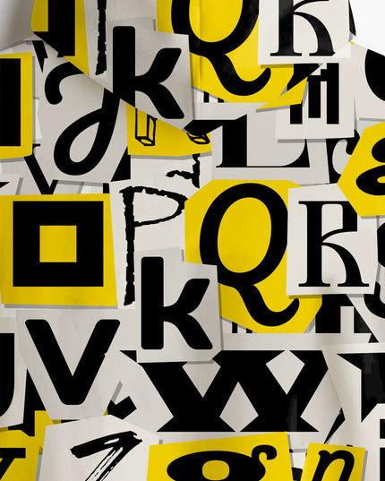 The Alphabet Printed Hoodie #124