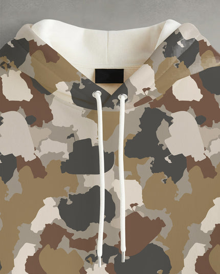 Camouflage Printed Hoodie #125