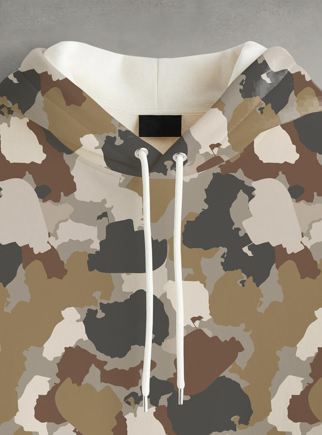 Camouflage Printed Hoodie #125