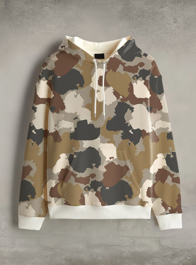 Camouflage Printed Hoodie #125