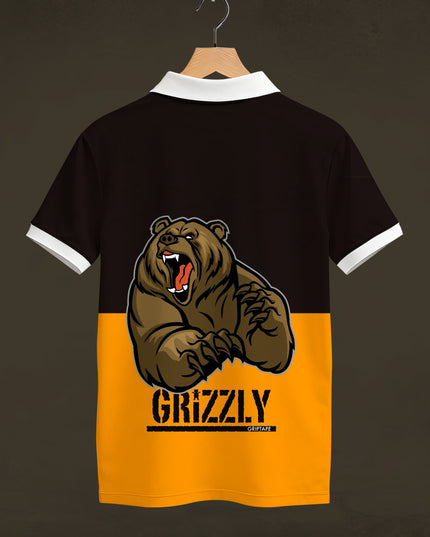Grizzly Printed Polo Tee  #PP144