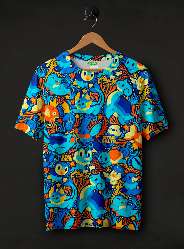 Crashing Waves Printed Tees #PT115