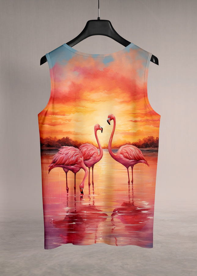 Vintage Swan Printed Sando #101