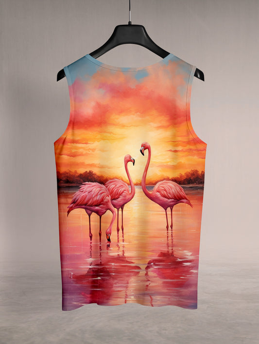 Vintage Swan Printed Sando #101