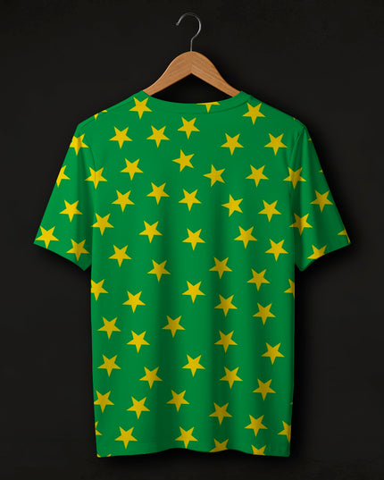 Yellow Starts Printed T-Shirt #PT158