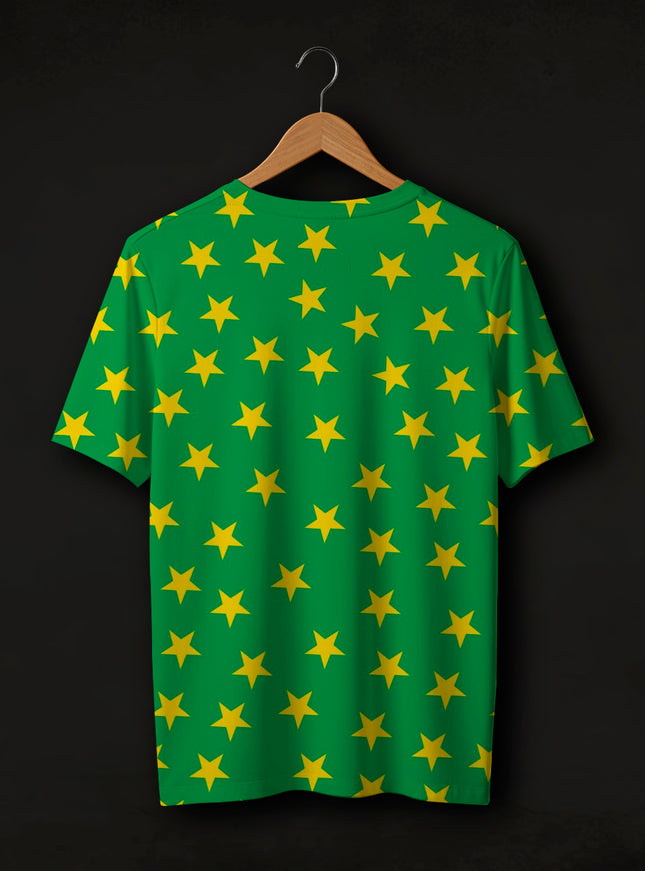 Yellow Starts Printed T-Shirt #PT158