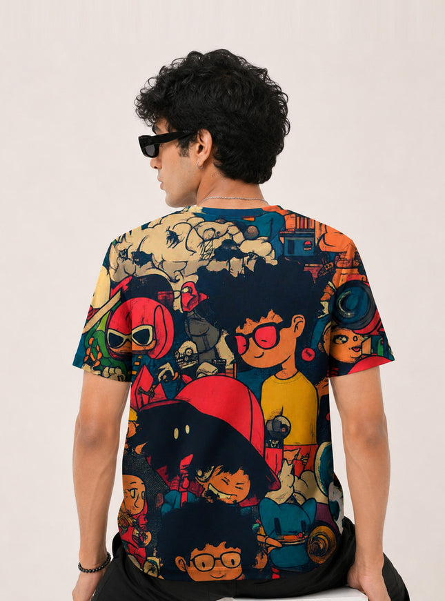 90s Street Art Printed T-Shirt #PT189