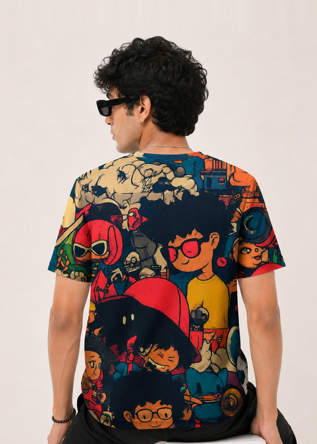 90s Street Art Printed T-Shirt #PT189
