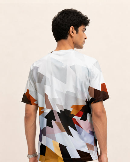 Hand Drawn Abstract Print T-Shirt #PT129