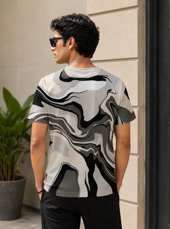 Paint Art Printed T-Shirt #PT161