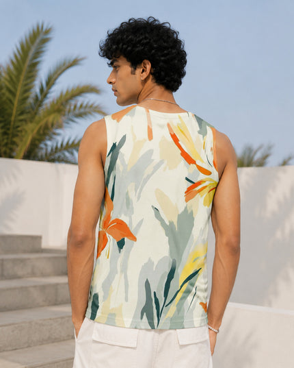 Classic Floral Art Sando #124