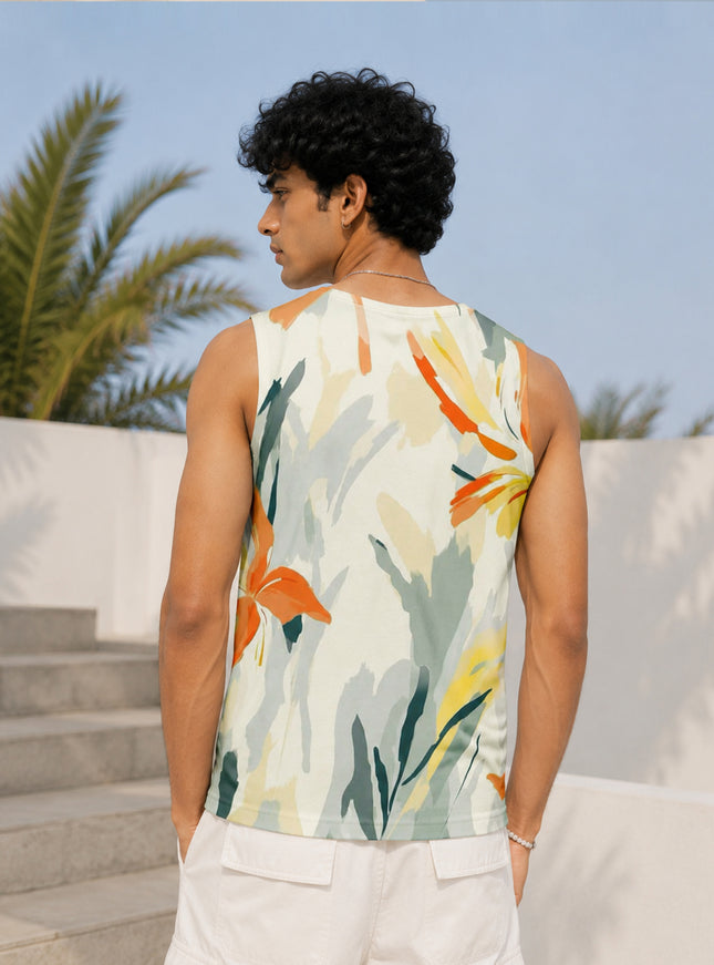 Classic Floral Art Sando #124