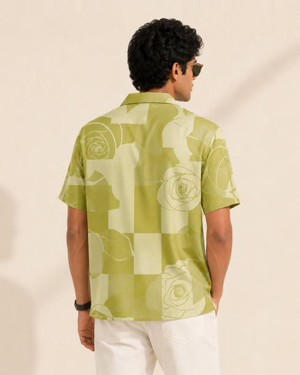 Rose Checker Printed Shirt