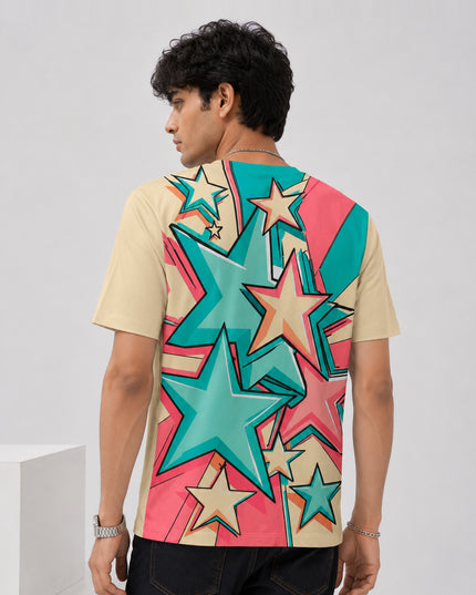 Shining Starts Printed T-Shirt #PT136