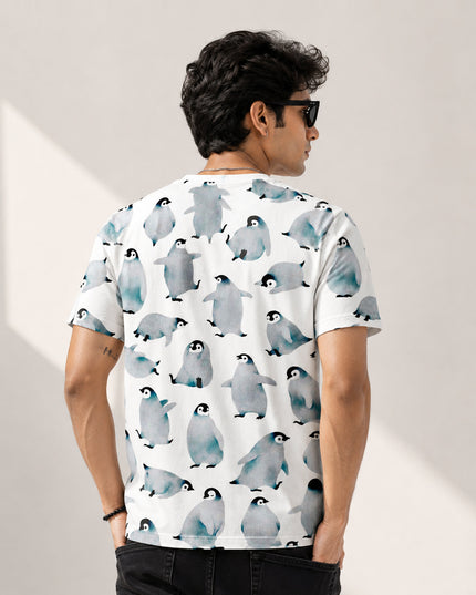 Cute Penguin Printed Tees #PT105