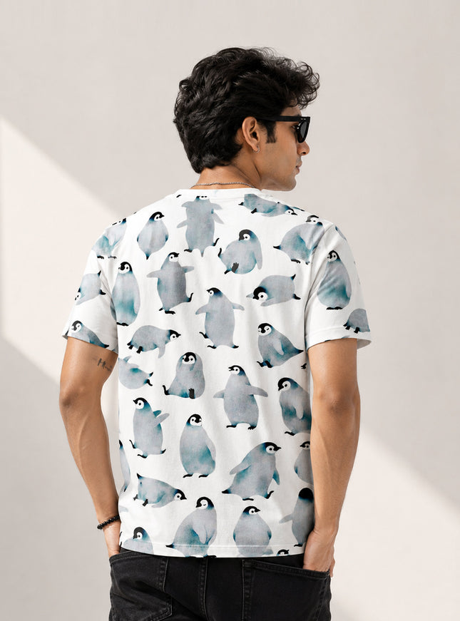 Cute Penguin Printed Tees #PT105