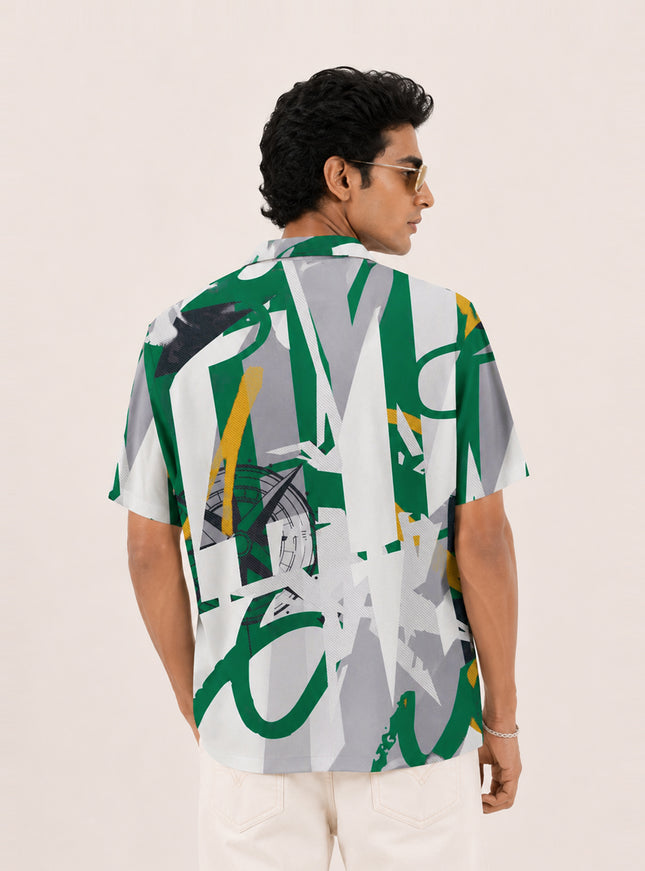 Time Machine Printed Shirt