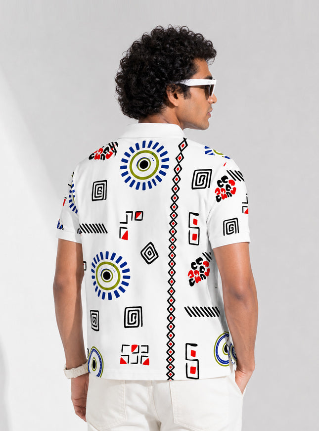 Ethnic Pop Art  Polo T-Shirt #PP188