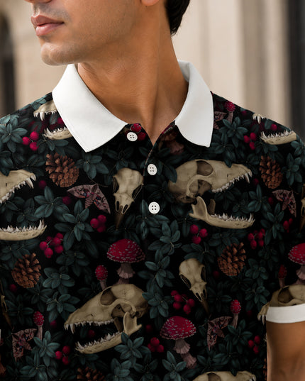 Dinosaur Printed Polo #PP108