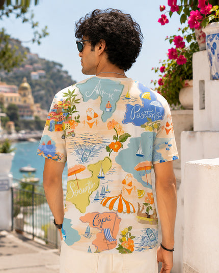 Island Print T-Shirt #PT168