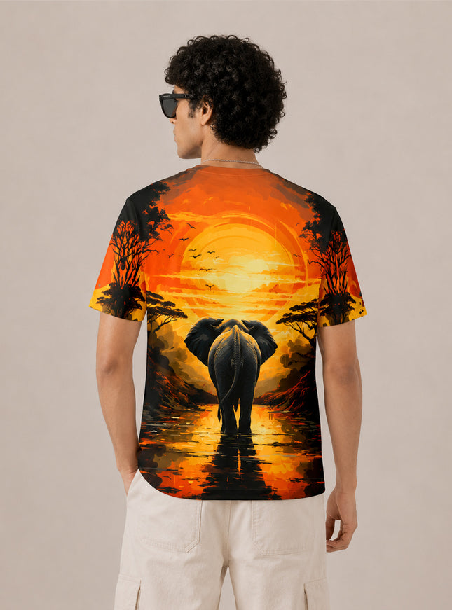 Elephant Printed T-Shirt #PT138